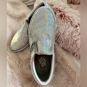 Vans Silver Metallic Opal Kicks